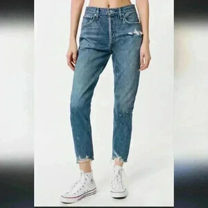 AGOLDE JEANS SIZE 25 model Jamie crop in great used condition!